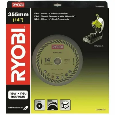 Zdjęcie produktu dla Ryobi COSB355A1 Tarcza tnąca do metalu 355 x 25,4 mm 4892210127105