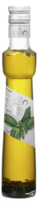 Image de Huile d'olive extra vierge au basilic, 250 ml, marque Ollio