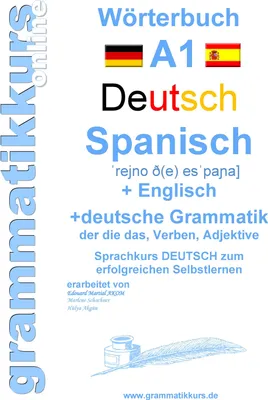 Produktbild von Wörterbuch Deutsch - Spanisch - Englisch A1