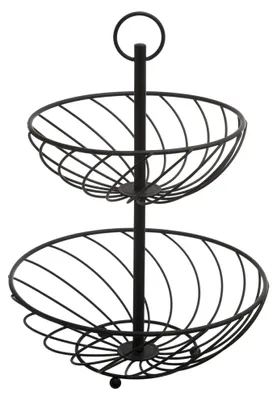 Obrázek produktu pro Kovový stojan, 2 košíky, dvoupatrový, výška 30 cm