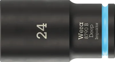 Produktbild von Wera 8790 B Impaktor Deep Steckschlüsseleinsatz mit 3/8 zoll-Antrieb, 24 x 63 mm