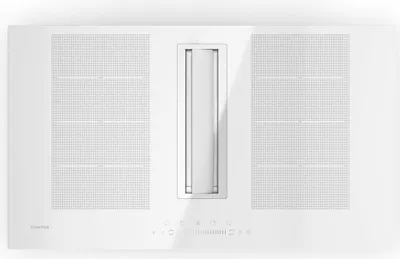 Produktbild von Klarstein Chef-Fusion Induktionskochfeld Mit Dunstabzug - 7.200-W-Flex-Zone, 610 m³/h Saugleistung, Energieeffizienzklasse A, Touch-Bedienung, Glasoberfläche, 90 cm, Schwarz