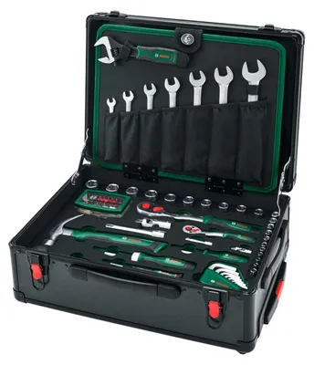 Produktbild von Handwerkzeuge Rollwerkzeugkoffer-Set 119-teilig