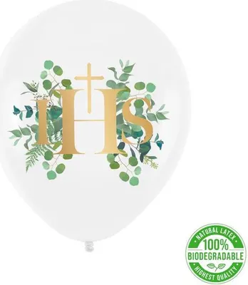 Produktbild von IHS Eukalyptus-Kommunionsballons 12 Zoll, 1 Stk.