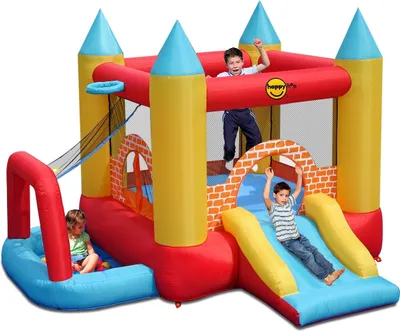 Produktbild von Happy Hop skákací hrad Play centrum 4 v 1 s míčky Happy Hop