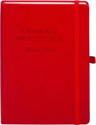 Obrázek produktu pro Kalendář 2025/2026 A5 učitel TDW červený