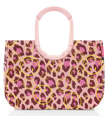 Image de reisenthel sac shopper sac à épaule Loopshopper Smile Emoji Leo Blush multicolore