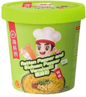 Produktbild von Haidilao Instant Glasnudeln Vermicelli Rattan & Szechuan Pfeffer Cup 120g