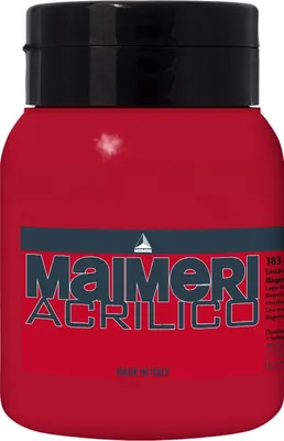 Obrázek produktu pro Maimeri Acrilico Akrylová barva Magenta Lake 183 500 ml 1 ks