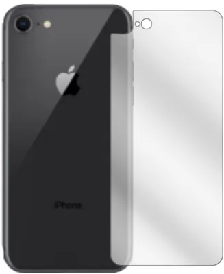 Produktbild von 1x Schutzfolie für Apple iPhone SE (2020) Rückseite klar Displayschutzfolie Folie Display Schutz dipos