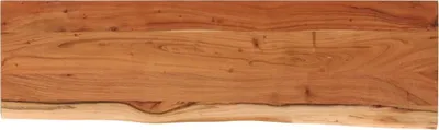Immagine prodotto di vidaXL Mensola a muro 100x30x2,5 cm rettangolare in legno massiccio acacia bordo albero