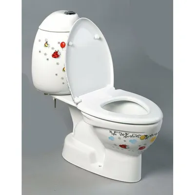 Produktbild von Creavit KID WC, Abgang waagerecht, mit Farbdruck