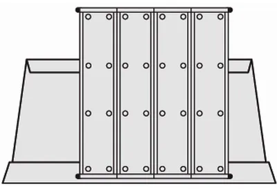 Produktbild von tarifold Sichttafelsystem 223400 DIN A3 ohne Sichttafeln, 1 St.