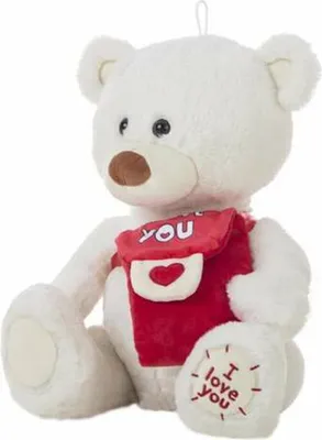 Immagine prodotto di Orso di peluche 35 cm bianco