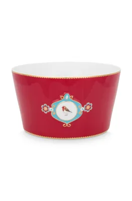 Image de PIP STUDIO Bol médaillon Love Birds rot 15cm