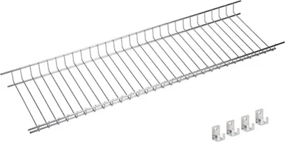 Produktbild von Sauvic Edelstahl Glasabtropfschrank 55 Cm Silber Silber One Size