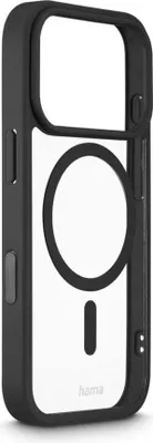 Produktbild von Hama Frame Protect, Cover, Apple, iPhone 17 Pro, 16 cm (6.3"), Schwarz, Transparent