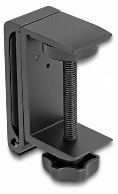 Imagen del producto de Delock - Soporte para auriculares - ajustable, para montaje en escritorio, aluminio - negro
