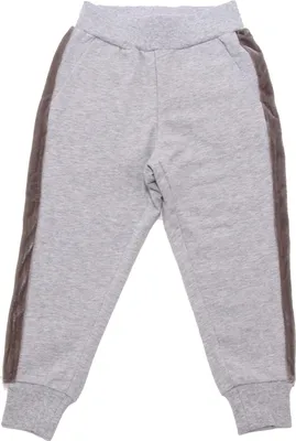 Imagen del producto de Pantalón de chándal, conjunto, para niña, marca MONNALISA, color gris, algodón, para niños