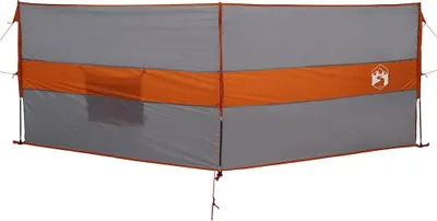 Obrázok produktu pre vidaXL Campingový vetrolam šedý a oranžový 344x120 cm Vodotesný