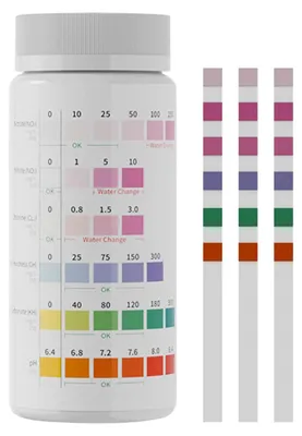 Productafbeelding van 6-in-1 Waterkwaliteits Teststrips voor Aquaria en Vijvers