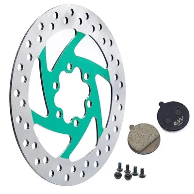 Produktbild von SoFlow SO4 SO3 Bremsscheibe 120mm 6 Loch + Resin Bremsbeläge Set Scheibenbremse Elektro Scooter
