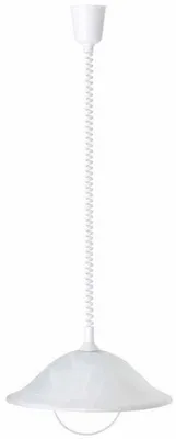 Produktbild von BRILLIANT Pendelleuchte 41cm mit Rollizug Freya weiß IP20 E27 60 Watt dimmbar g. f. Normallampe