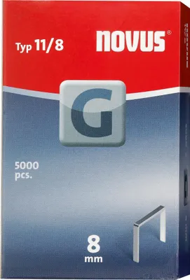 Produktbild von Flachdrahtklammer G Typ 11/ 8 vz a 5000 St Novus