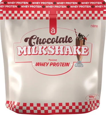 Produktbild von NanoSupps Whey Protein (1000g) Chocolate Milkshake - Eiweiße - Molkenprotein-Konzentrat