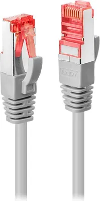 Produktbild von LINDY Patchkabel Cat6 S/FTP grau 0.50m