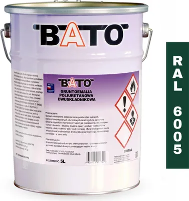 Produktbild von Zweikomponentige Polyurethan-Grundierung Grün Ral 6005 A 5 L (4,5 L Farbe + 0,5 L Härtungsmittel)