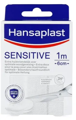 Produktbild von Hansaplast Sensitive 1mx6cm