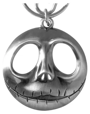 Produktbild von Monogram Int. MNGM26803 - Nightmare before Christmas Metall-Schlüsselanhänger Jack Head with Bow -