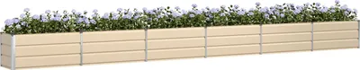 Produktbild von Pflanzkübel Elfenbein 580 x 50 x 45 cm Verzinkter Stahl