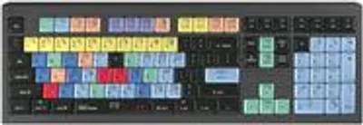 Immagine prodotto di Logickeyboard LKB-CBASE-A2M-IT - Dimensioni complete (100%) - Cablato - USB - Interruttore a forbice - QWERTZ - Nero