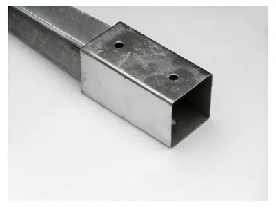 Produktbild von Einschlaghülse für Pfostenträger 70mm feuerverzinkt für 70x70mm Holzpfosten