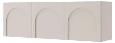 Produktbild von Selsey Arkadia - TV-Lowboard 3-türig mit gefrästen Fronten, Kaschmirgrau 150 cm