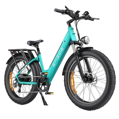 Productafbeelding van E26 Elektrische Fiets met lage instap – 250 W, 768 Wh, Actieradius 140 km, Schijfremmen – Blauw