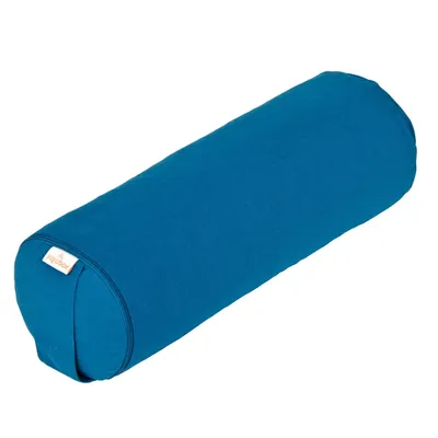 Produktbild von Yoga MINI BOLSTER / Nackenrolle BASIC, Farbe:petrol, Füllmaterial:Buchweizenschalen, Größe:38 x 15 x 15 cm