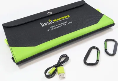 Produktbild von BasicNature Powerbank Solar Ladegerät 5V / 21W