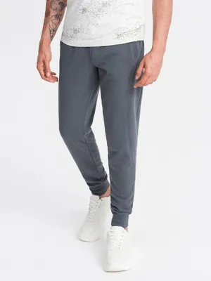 Obrázek produktu pro Ombre Clothing Pánské tepláky Siomon grafitová XL