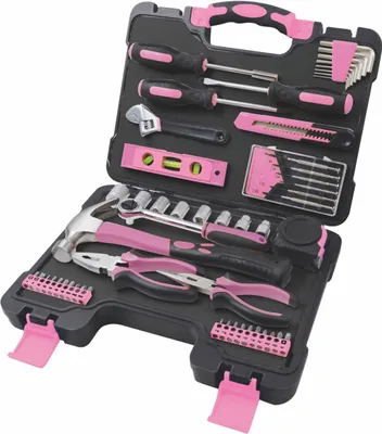Immagine prodotto di FIELDMANN Set di attrezzi rosa 53 pezzi FDG 5010-53R