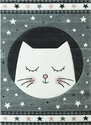 Image de Tapis enfant 140x190 DORRIS 6 - gris