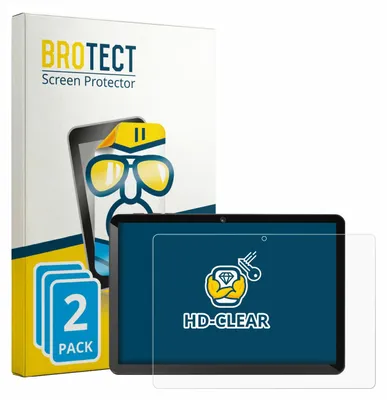 Produktbild von 2x Für Sannuo KT107 10" Schutzfolie BROTECT Displayschutz Display Schutz Folie Klar Transparent