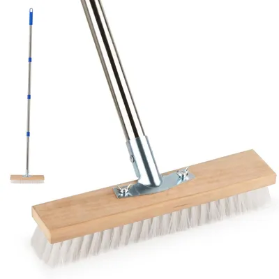 Obrázok produktu pre Ocelová kefa na podlahy, 160 cm, ideálna na čistenie podláh
