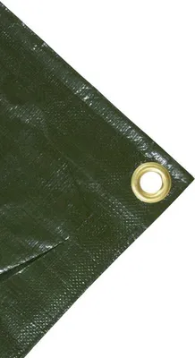 Image de bâche 8m x 10m - Bâche tissée 240 g/m² - olive - Bâche PE