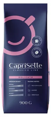 Obrázok produktu pre Kávové zrná Caprisette Classico Delicato, 900 g