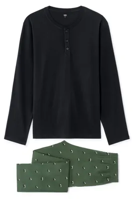 Produktbild von Celio Mipypanda Pyjama Set mit langärmeligem T-Shirt und langer Hose, XXL