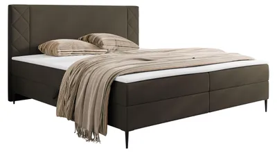 Produktbild von MIRJAN24 Boxspringbett mit zwei Bettkästen Portes, Schlafzimmer, Dopellbett mit Topper (Farbe: Polo 877, Größe: 180x200 cm)
