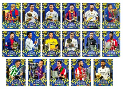 Produktbild von 17 October: TOTAL KINGS – LA LIGA 2025/2026 Complete Set: Messi, Yamal, Ronaldo, Iniesta